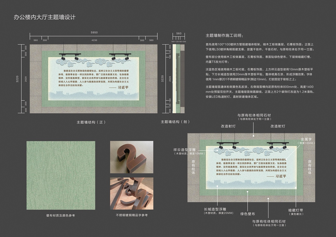 天津市慈善服務(wù)中心 空間導(dǎo)視、裝飾物料設(shè)計及落地圖12