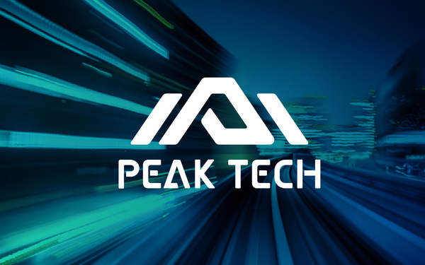 peak tech科技logo設(shè)計