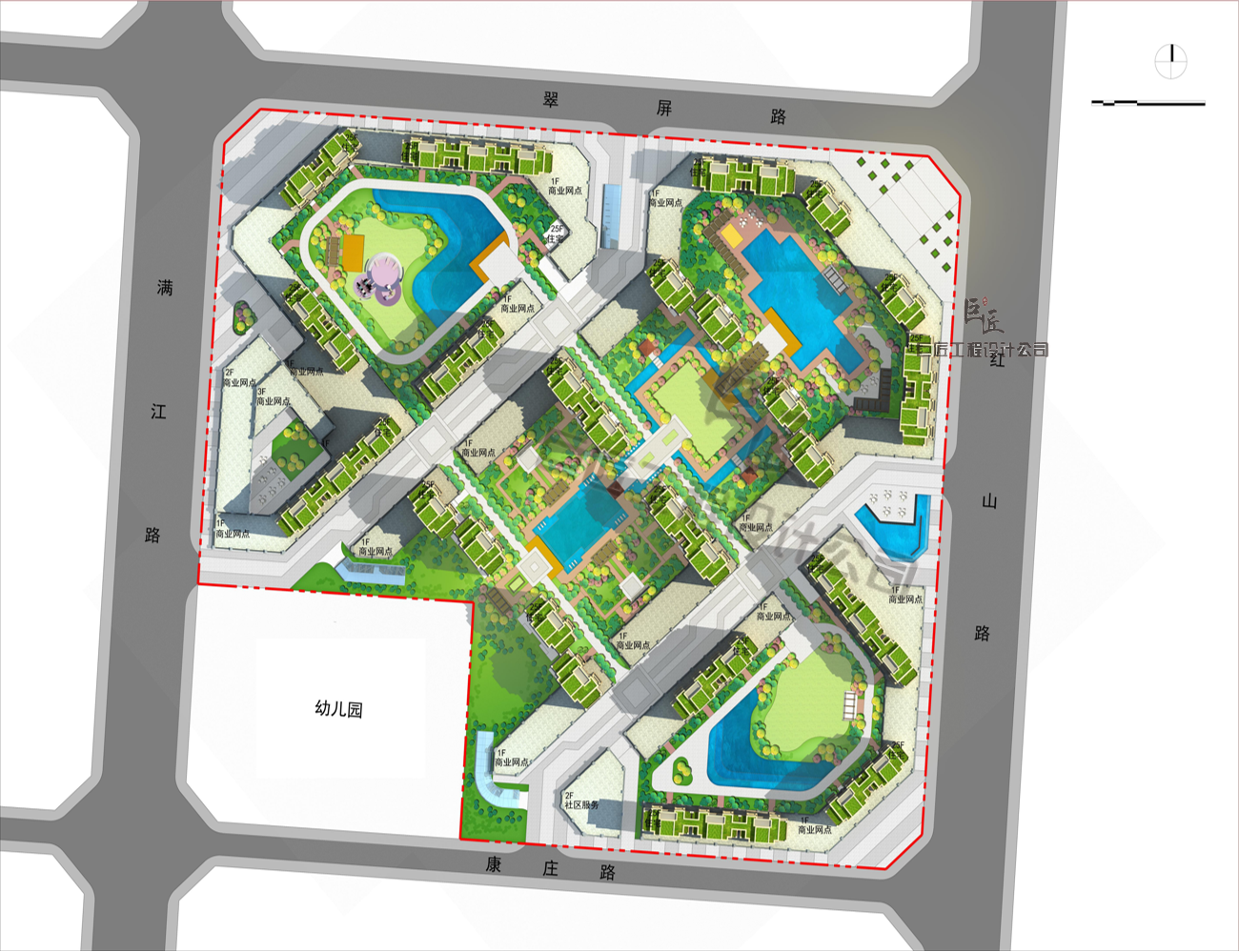 云南省大理自治州下关镇满江四社景观设计方案图0