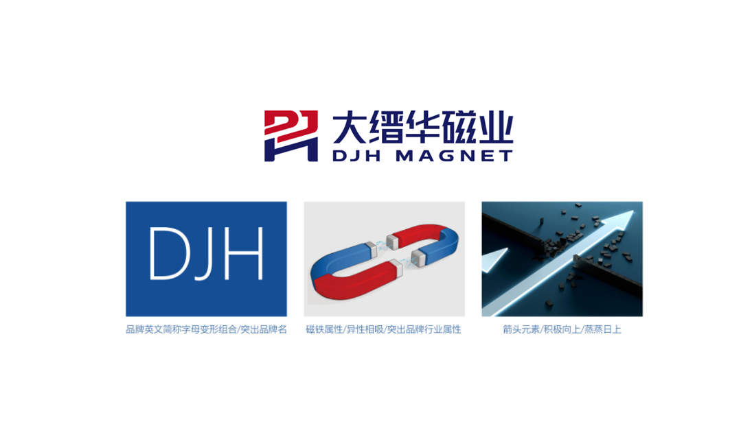 大縉華磁性材料制造品牌LOGO設(shè)計(jì)中標(biāo)圖0