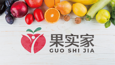 果實(shí)家水果店LOGO設(shè)計(jì)