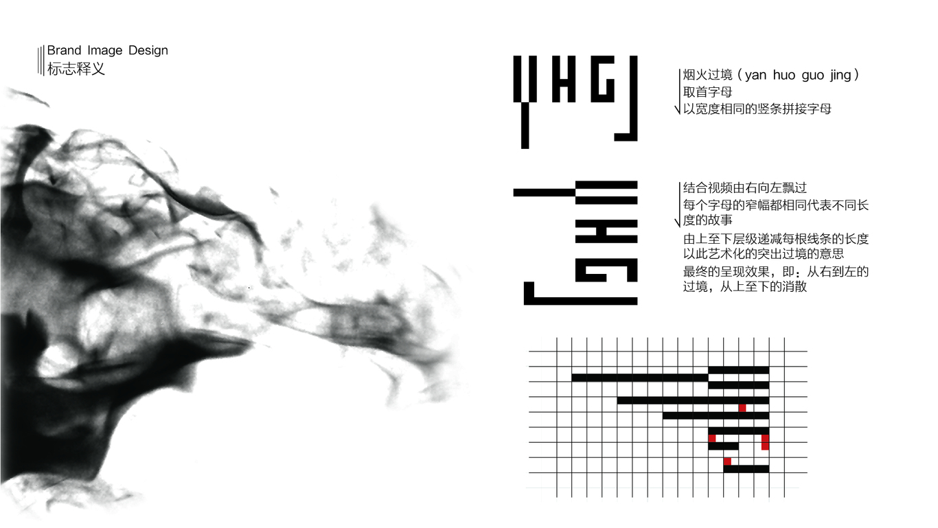 烟火过境文化传媒公司logo设计图1