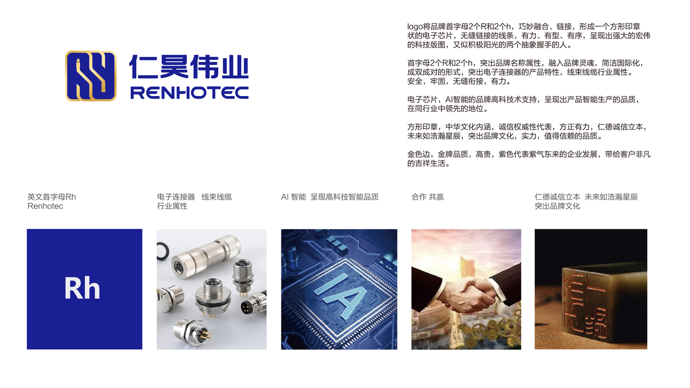 仁昊偉業(yè)科技類品牌LOGO設(shè)計(jì)中標(biāo)圖0