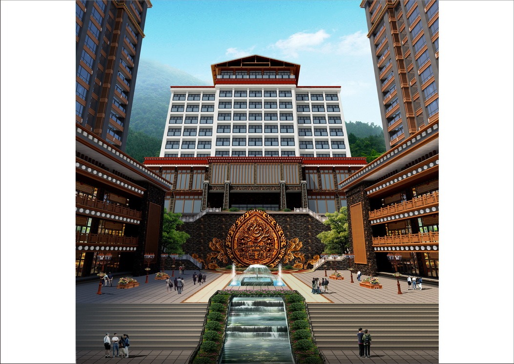 黑水县雅克哈德酒店设计图1