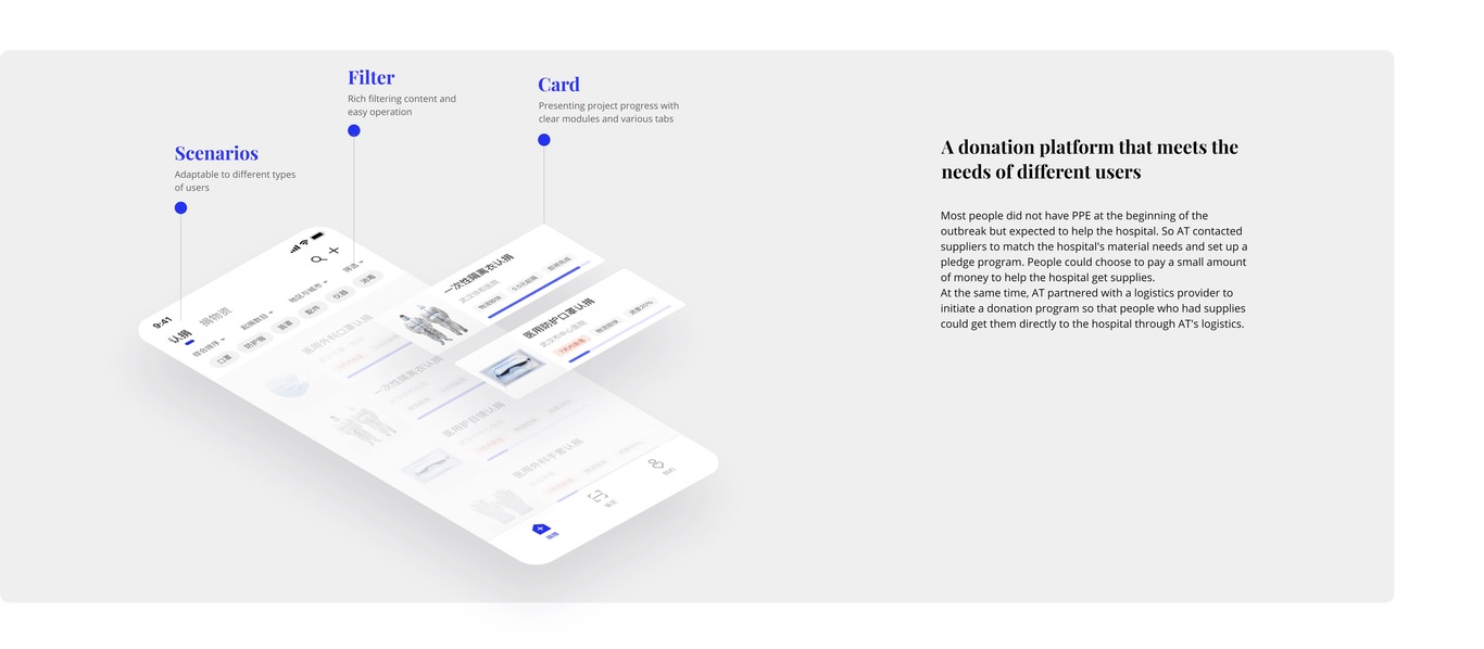 爱特捐赠APP UX/UI设计图2