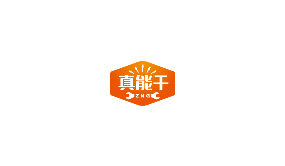 真能干品牌logo設(shè)計(jì)圖0