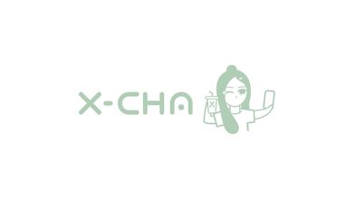 X-CHA飲品LOGO設(shè)計(jì)