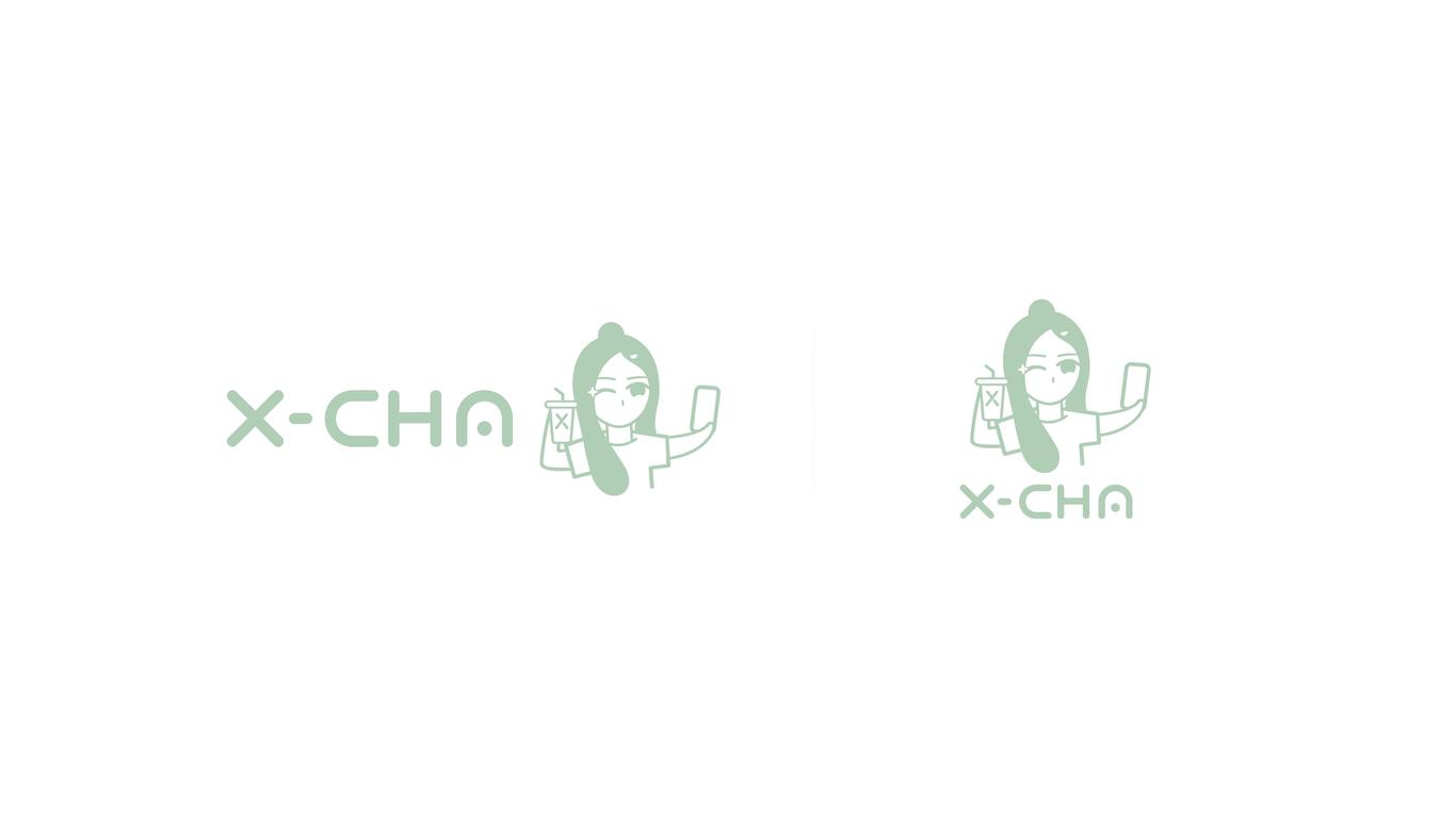 X-CHA飲品LOGO設(shè)計(jì)中標(biāo)圖0