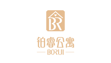 铂睿公寓酒店品牌LOGO设计