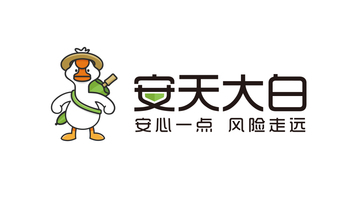 安天大白网络安全品牌LOGO设计