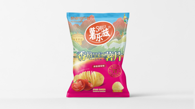 薯乐滋食品类包装设计