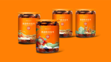 西域司令食品包裝設計