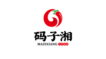 码子湘餐饮品牌LOGO设计