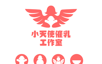 小天使母婴logo设计