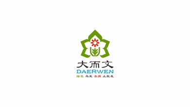 大而文洗发水LOGO设计