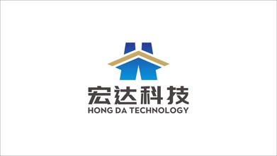 宏达科技建筑类LOGO设计