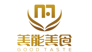 美能美食餐飲品牌LOGO設計