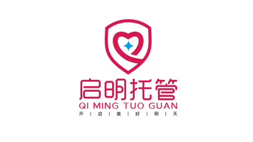 启明教育托管品牌LOGO设计