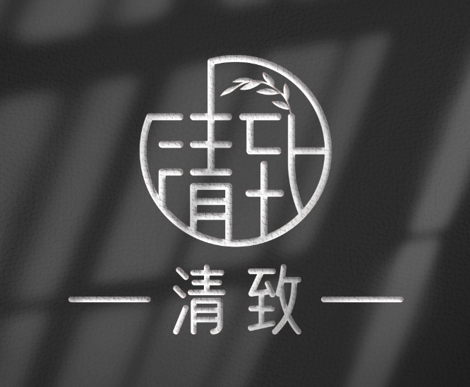 清致護(hù)膚品店LOGO設(shè)計(jì)圖1