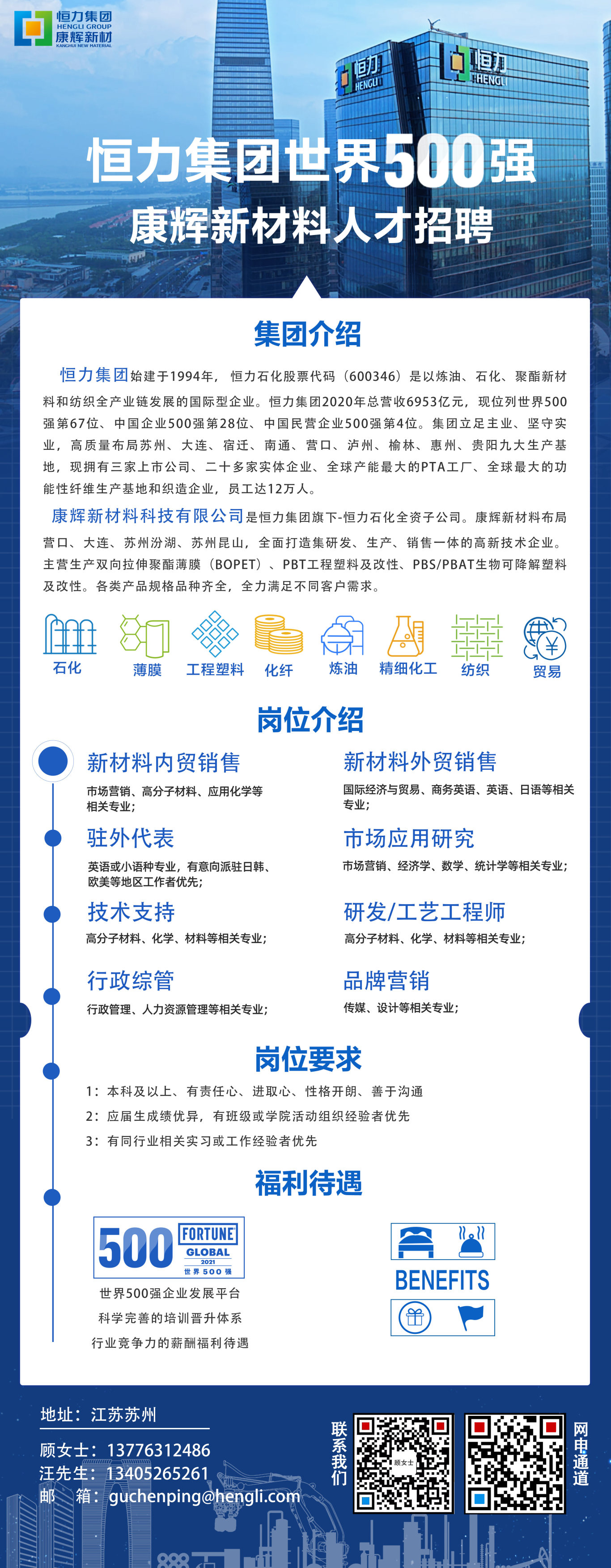康辉新材料招聘易拉宝图0