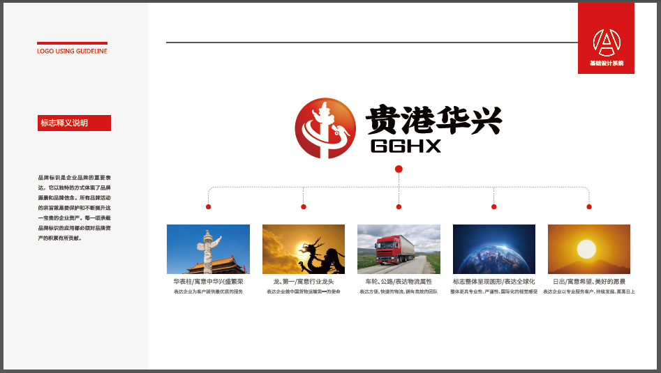 貴港華興物流企業(yè)LOGO設(shè)計(jì)中標(biāo)圖0