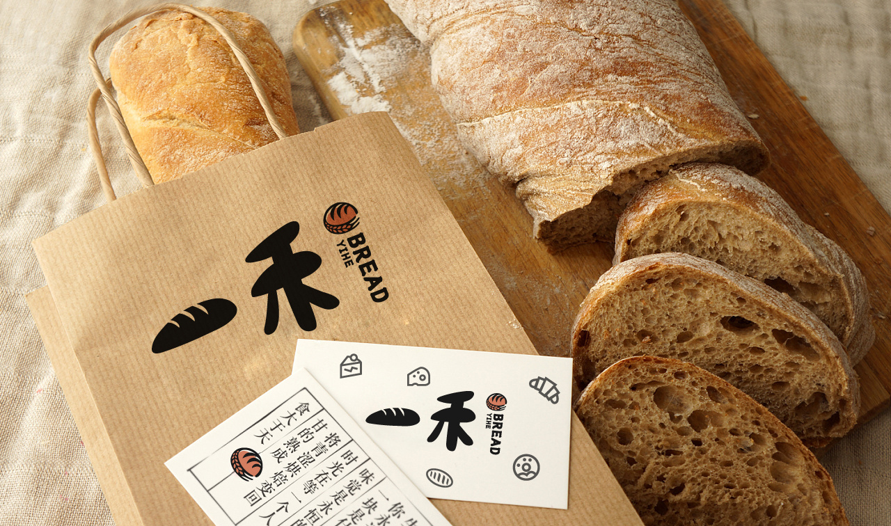 一禾 ?YIHE Bread/面包烘焙 品牌包裝 VI設(shè)計圖18