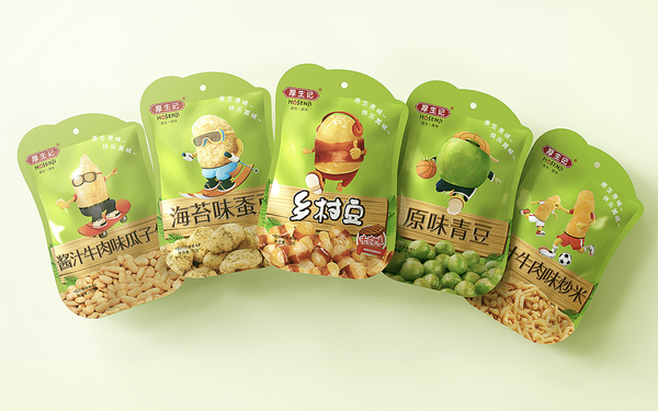 厚生記品牌 食品包裝設(shè)計(jì) 堅(jiān)果包裝設(shè)計(jì)