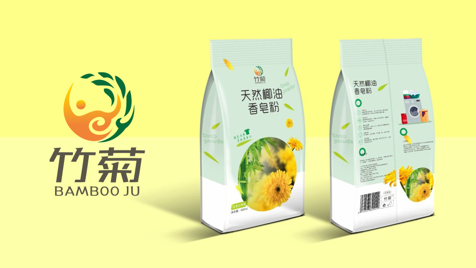 竹菊日化品牌包装设计