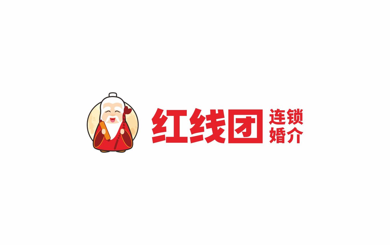 紅線團logo設(shè)計圖0