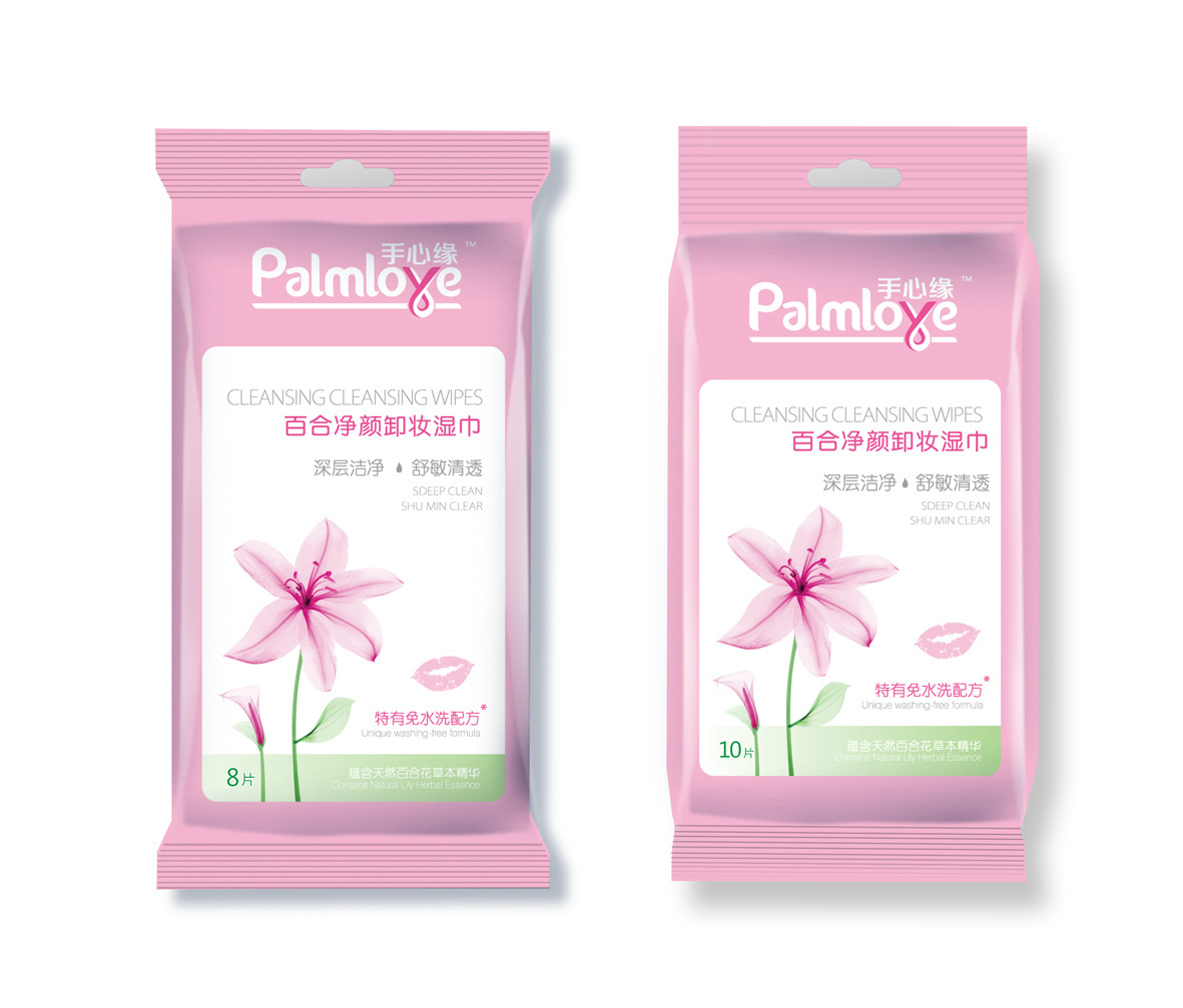 女性濕紙巾包裝圖0