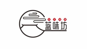 蓝味坊餐饮品牌LOGO设计