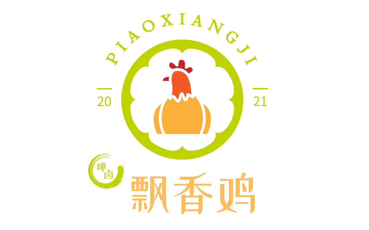 啤鹵飄香雞 餐飲實(shí)體店LOGO設(shè)計圖0