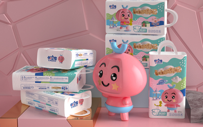 優(yōu)宜家嬰童尿布系列及品牌吉祥物...