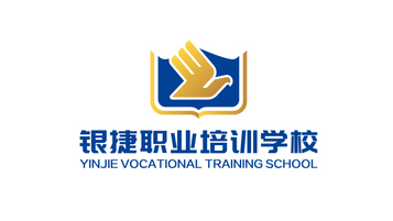 银捷职业培训学校LOGO设计