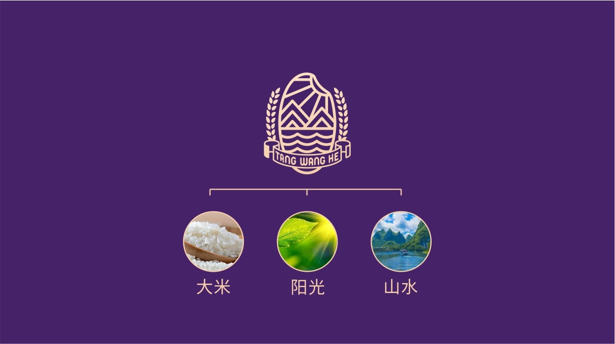 湯旺河大米LOGO設(shè)計(jì)圖2