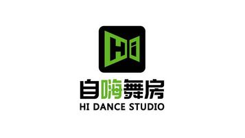 自嗨舞房舞蹈教室品牌LOGO设计