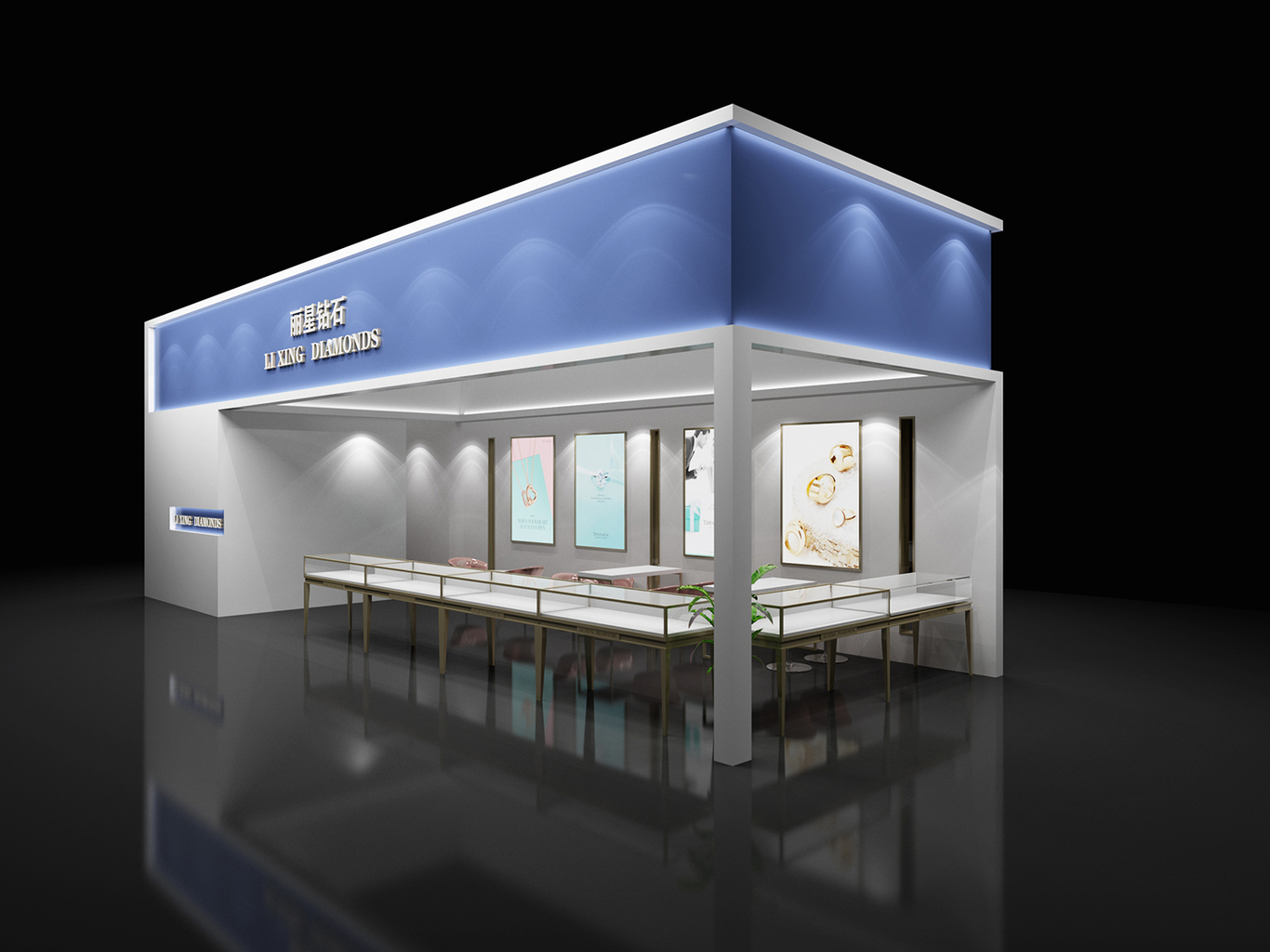 丽星钻石珠宝展会设计图0