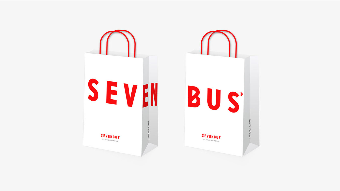 SEVENBUS奶茶品牌VI设计图6