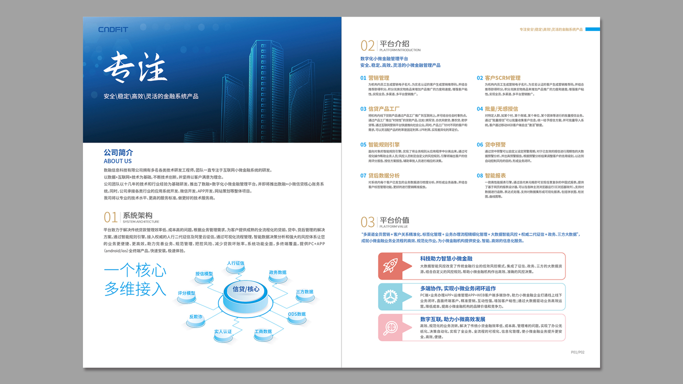 數(shù)融科技類畫(huà)冊(cè)設(shè)計(jì)中標(biāo)圖1