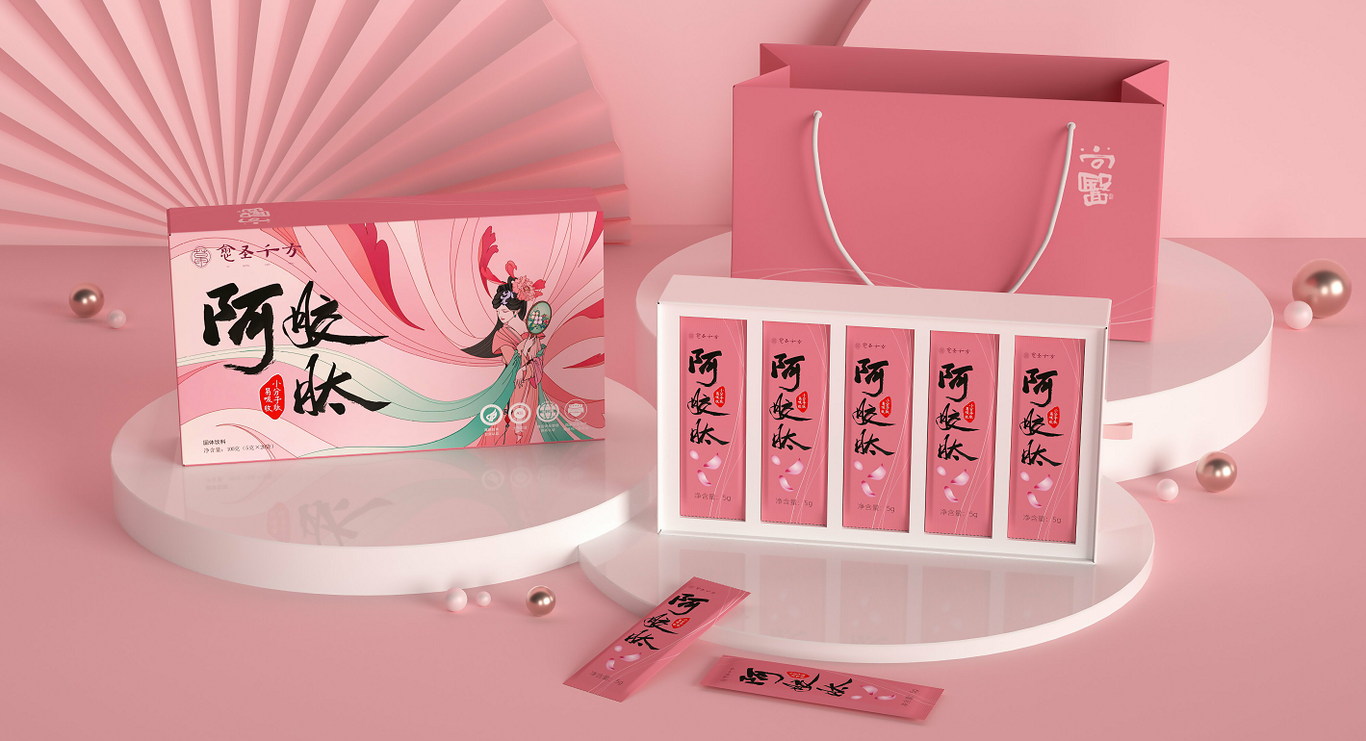 阿胶肽全套设计图0