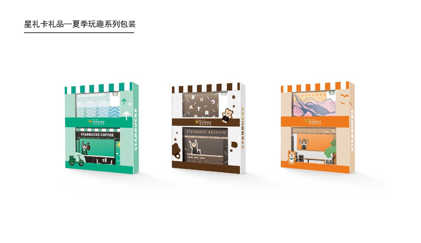 星巴克星禮卡/追星站/天貓活動節日禮品開發及包裝設計圖3