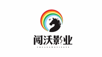 闯沃影业文娱类LOGO设计