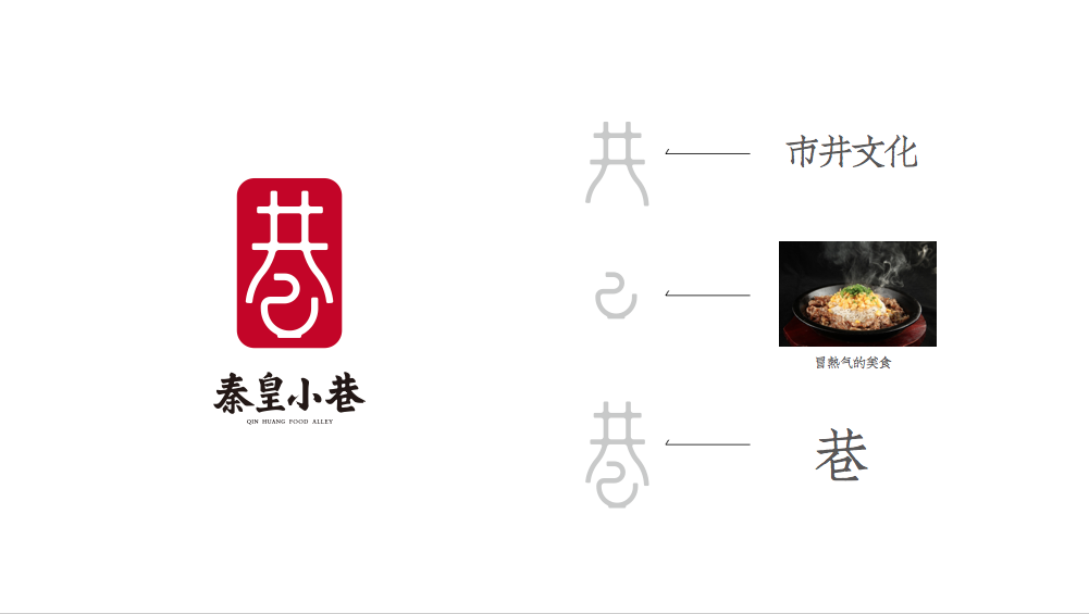 秦皇小巷LOGO&紅酒包裝設(shè)計圖1