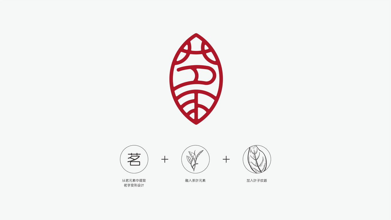 茗元素茶馆LOGO设计图2