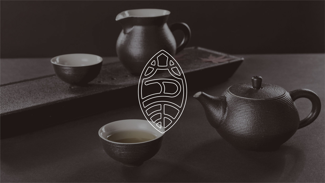 茗元素茶馆LOGO设计图3