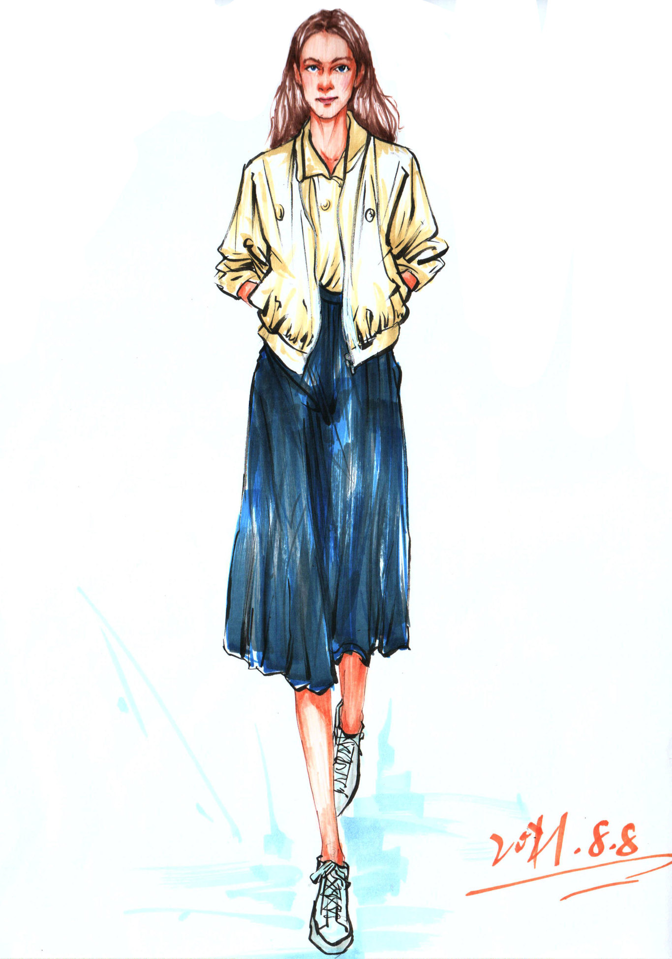 服裝效果圖圖9