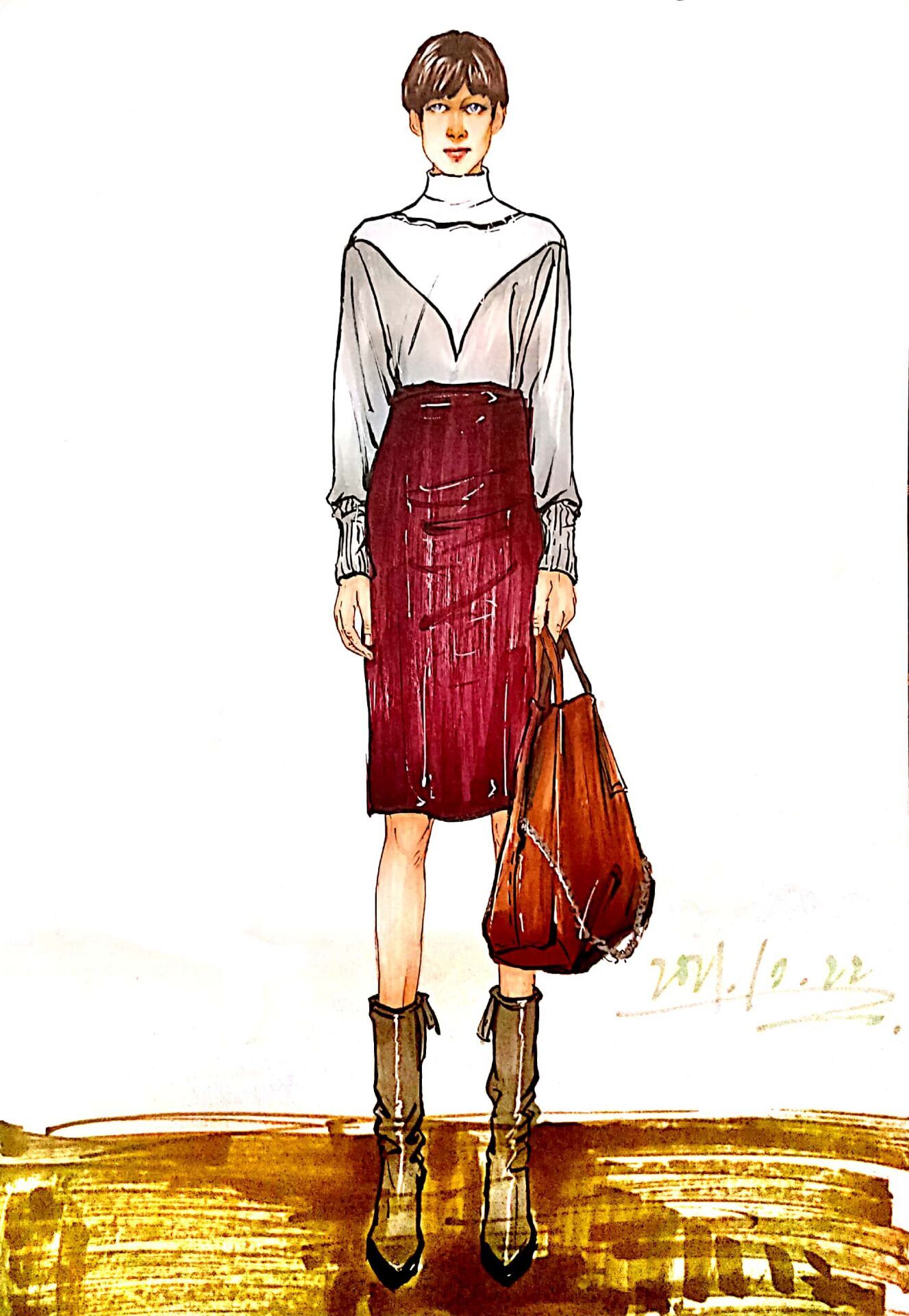 服裝效果圖圖8