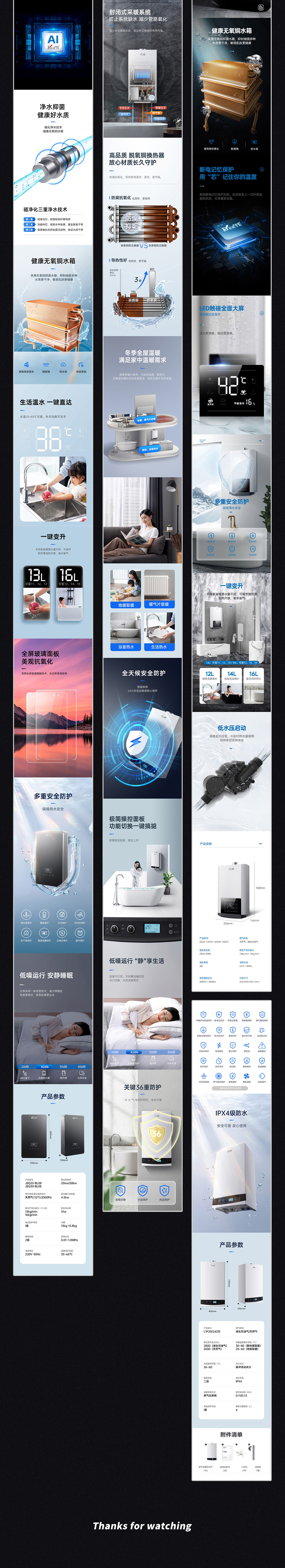 电商页面-热水器详情页图3