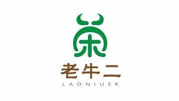 老牛二八宝茶LOGO设计