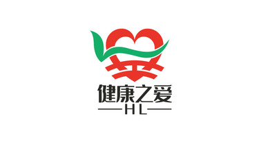 健康之愛生活服務(wù)類LOGO設(shè)計